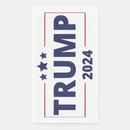 Serviette En Papier Trump 2024 (Devant)