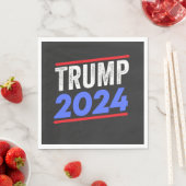 Serviette En Papier Trump 2024 Pour le président Donald Jr. Maga Elect (En situation)