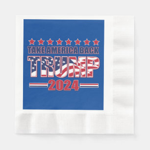 Serviette En Papier Trump 2024 : Reprendre l'Amérique