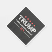 Serviette En Papier Trump 2024 Take America Back (Coin)