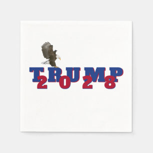 Serviette En Papier Trump 2028 Avec Aigle Bald