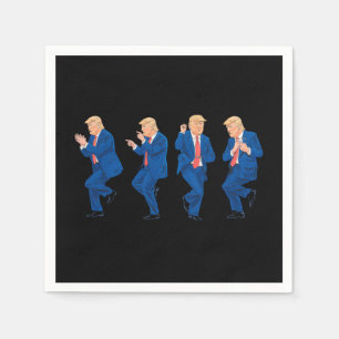 Serviette En Papier Trump 45 47 Danser Danser Danser Président des Éta