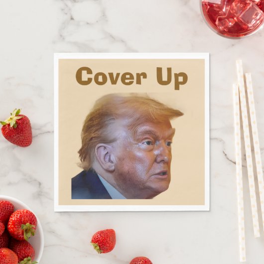Serviette En Papier Trump/Cover Up Paper Napkin (En situation)