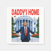 Serviette En Papier Trump Daddys à la maison (Devant)