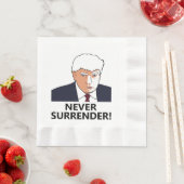 Serviette En Papier Trump n'abandonne jamais les coups de bâton (En situation)