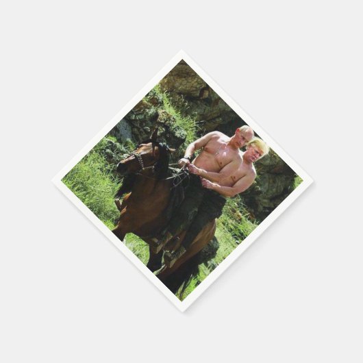 SERVIETTE EN PAPIER TRUMP POTIN (Coin)