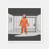 Serviette En Papier Trump Prisonnier Papier Napkin (Devant)