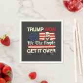 Serviette En Papier Trump remporte la victoire du peuple sur l'inflati (En situation)