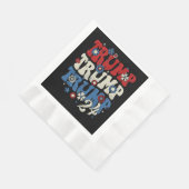 Serviette En Papier Trump Trump Trump 2024 Retro (Coin)