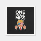 Serviette En Papier Trump Un Pour Chaque Miss (Devant)