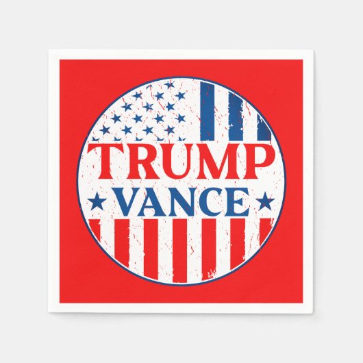 Serviette En Papier Trump Vance (Devant)