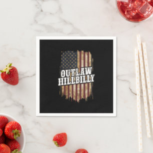 Serviette En Papier Trump Vance 2024 J.D. Vance Hors-la-loi Hillbilly 