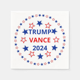 Serviette En Papier Trump, Vance 2024 Papier Serviettes, Cocktail Stan