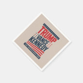 Serviette En Papier Trump Vance Kennedy Reprendre l'Amérique 2024 (Coin)