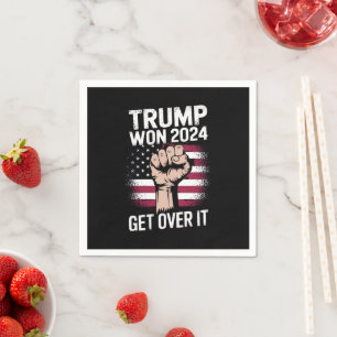 Serviette En Papier Trump Won Wons Inauguration 47 Président des États
