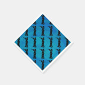 Serviette En Papier Trumpet bleu New York Boogie Nuits (Coin)