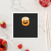 Serviette En Papier Trumpkin Citrouille Halloween classique (En situation)