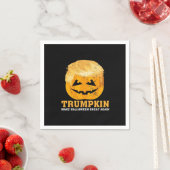 Serviette En Papier Trumpkin drôle Rendre Halloween grand à nouveau (En situation)