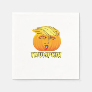 Serviette En Papier Trumpkin - Effrayant bon Citrouille