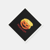 Serviette En Papier Trumpkin Effrayant Halloween cadeau classique (Coin)