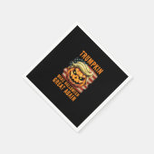 Serviette En Papier Trumpkin Halloween Citrouille rendre Halloween gra (Coin)