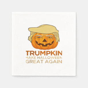 Serviette En Papier Trumpkin Halloween Funny Classic