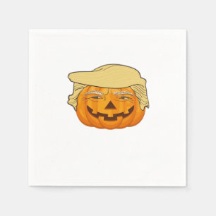 Serviette En Papier Trumpkin Halloween Funny Classic - Base Fall Slot
