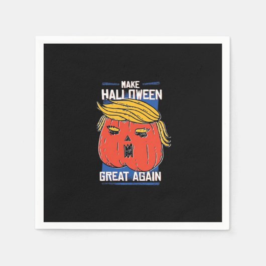 Serviette En Papier Trumpkin Halloween Pupmkin Classic (Devant)