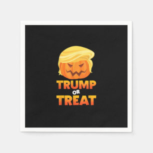 Serviette En Papier Trumpkin Ou Treat Trumpkin Costume Halloween