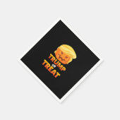 Serviette En Papier Trumpkin Ou Treat Trumpkin Costume Halloween (Coin)