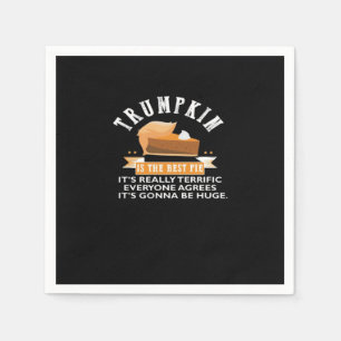 Serviette En Papier Trumpkin Pie Rendre Thanksgiving Grand Encore Un D