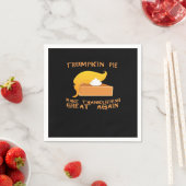Serviette En Papier Trumpkin Pie Thankesgiving (En situation)