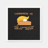 Serviette En Papier Trumpkin Pie Thankesgiving (Devant)