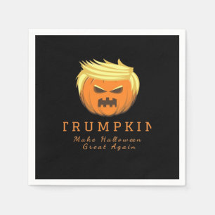 Serviette En Papier Trumpkin rend Halloween grand à nouveau - Déplaisa