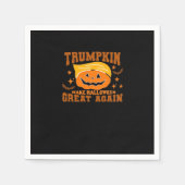 Serviette En Papier Trumpkin rend Halloween grand à nouveau - Éffrayan (Devant)