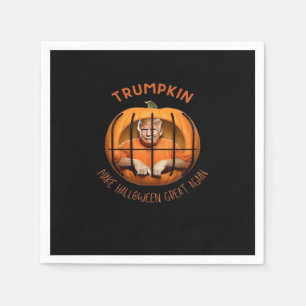 Serviette En Papier Trumpkin rend Halloween grand à nouveau - Sloth Ma