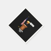 Serviette En Papier Trumpkin Rendons Halloween grand à nouveau classiq (Coin)