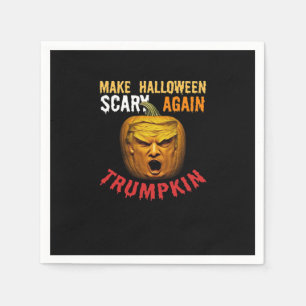 Serviette En Papier Trumpkin Rendre Halloween effrayant - Drôle Donald