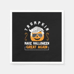 Serviette En Papier Trumpkin Rendre Halloween grand à nouveau drôle Ci