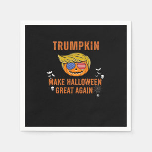 Serviette En Papier Trumpkin Rendre Halloween grand à nouveau, Hallowe