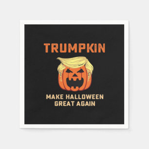 Serviette En Papier Trumpkin Rendre Halloween grand à nouveau - Pompe 