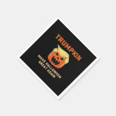 Serviette En Papier Trumpkin Rendre Halloween grand à nouveau - Pompe (Coin)