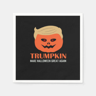 Serviette En Papier Trumpkin rendre Halloween grand encore drôle P Éff