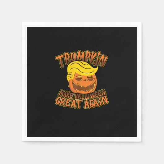 Serviette En Papier Trumpkin Rendre Halloween grande à nouveau drôle p (Devant)