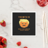 Serviette En Papier Trumpkin Rendre Halloween plus grand (En situation)