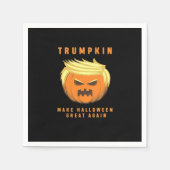 Serviette En Papier Trumpkin Rendre Halloween plus grand (Devant)
