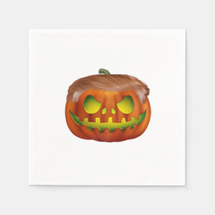 Serviette En Papier Trumpkin - Rendre Halloween plus grand