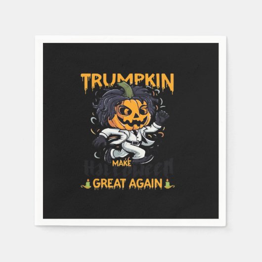 Serviette En Papier Trumpkin rendre Halloween plus grand encore Trumpk (Devant)