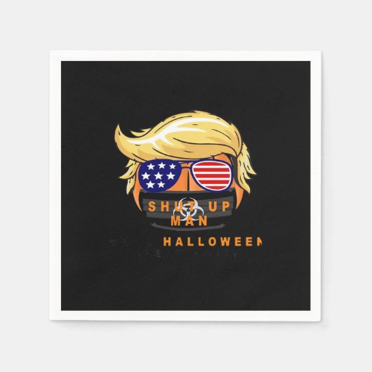 Serviette En Papier Trumpkin rendre l'Halloween grand à nouveau cadeau (Devant)
