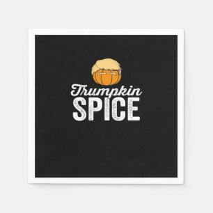 Serviette En Papier Trumpkin Spice Drôle Politique Halloween Plaisante